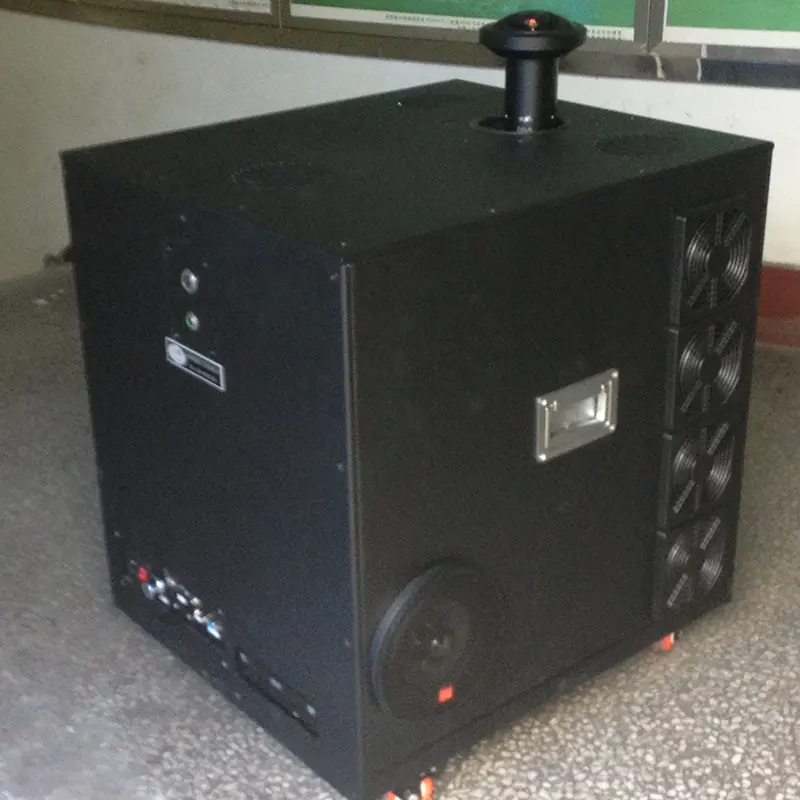 Digital Planetarium Projector with Fisheye Lens